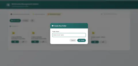 Screenshot of Multimedia-Management-System